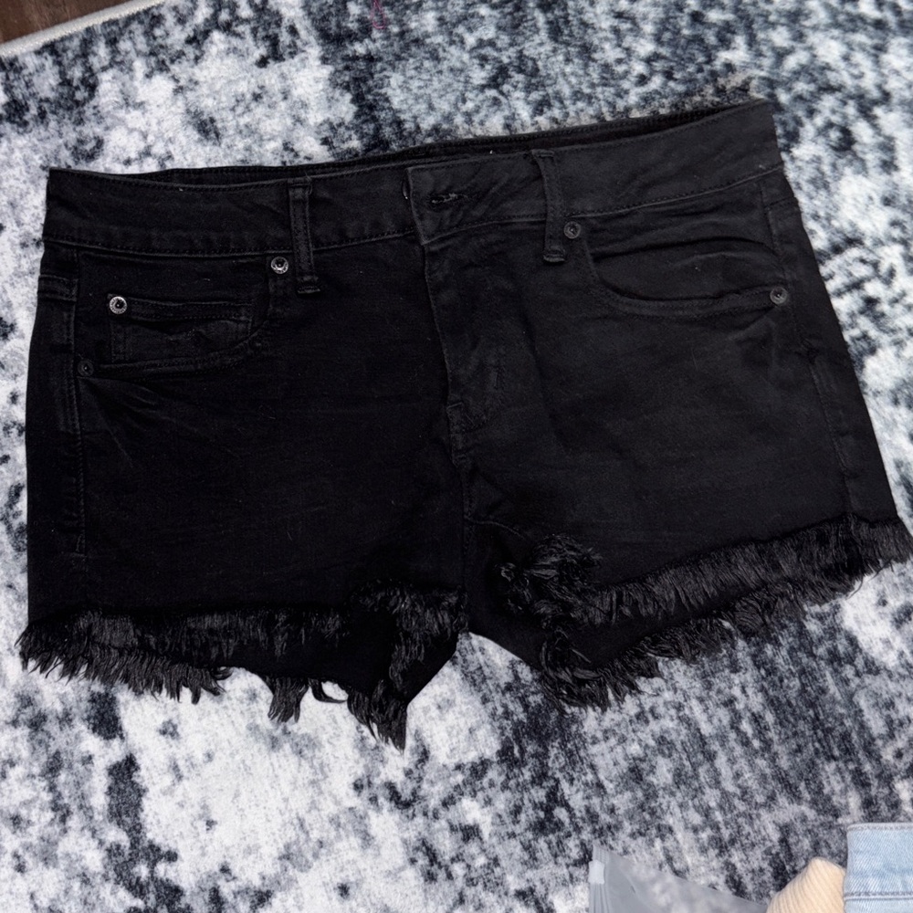 American Eagle Outfitters Black Jean Shorts